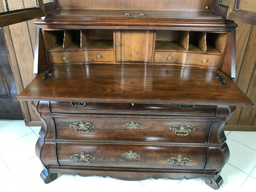 Nice Henredon Wooden Secretary Desk [Photo 8]