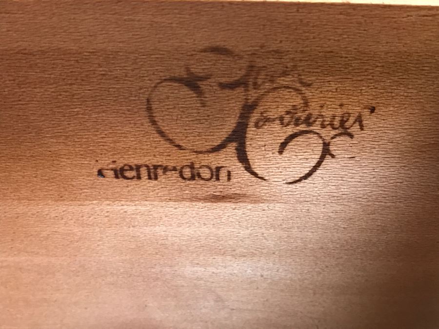 Nice Henredon Wooden Secretary Desk [Photo 11]