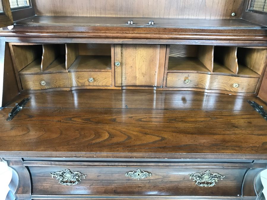 Nice Henredon Wooden Secretary Desk [Photo 9]