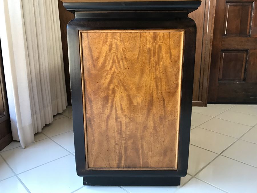 Chinoiserie Server Cabinet With Hinged Drop Leafs By CENTURY [Photo 16]