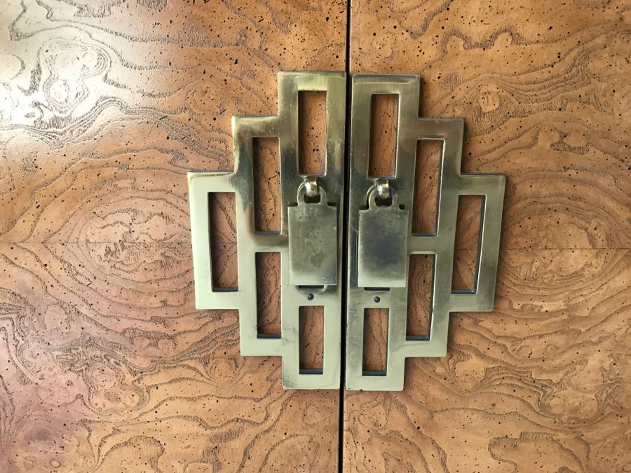 Chinoiserie Server Cabinet With Hinged Drop Leafs By CENTURY [Photo 9]