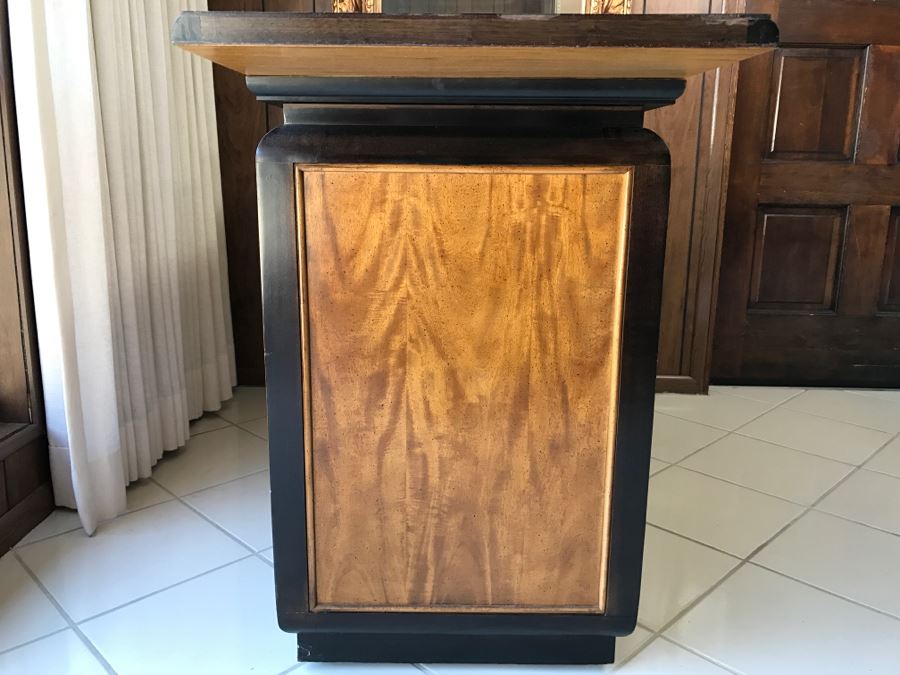 Chinoiserie Server Cabinet With Hinged Drop Leafs By CENTURY [Photo 13]