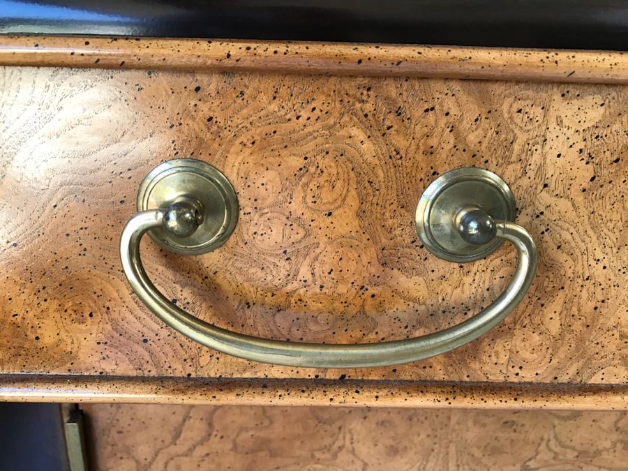 Chinoiserie Server Cabinet With Hinged Drop Leafs By CENTURY [Photo 8]