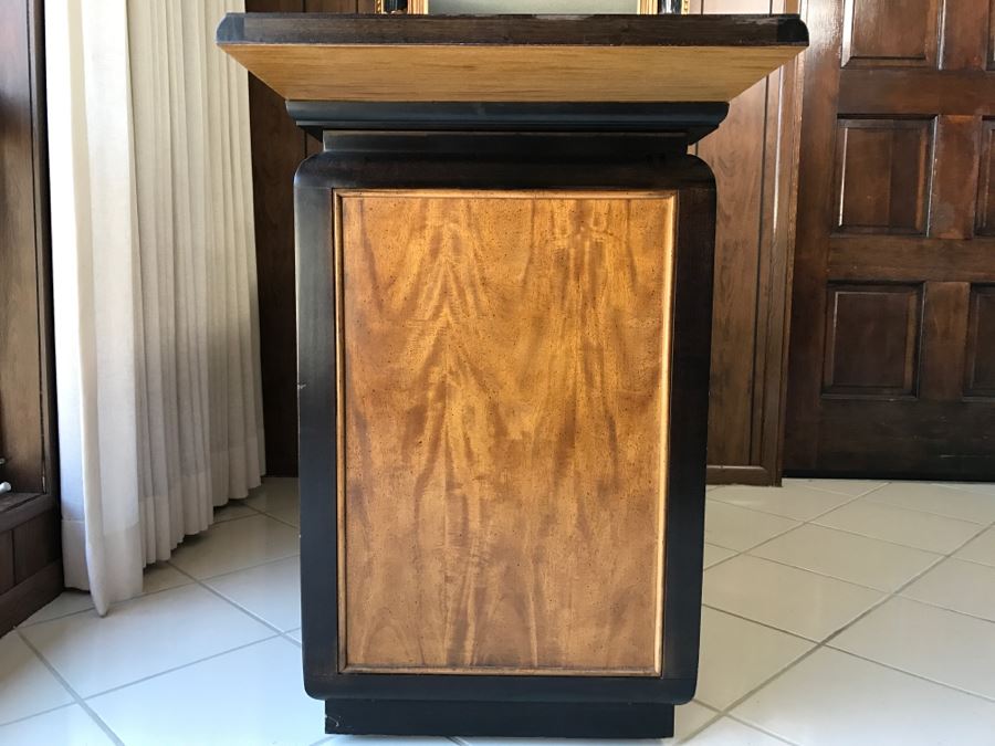 Chinoiserie Server Cabinet With Hinged Drop Leafs By CENTURY [Photo 14]