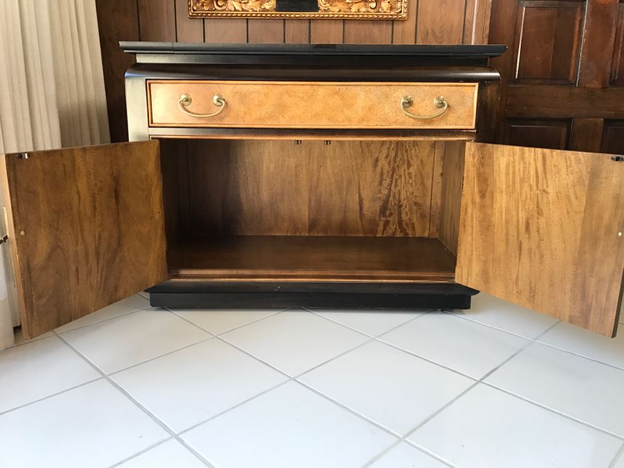 Chinoiserie Server Cabinet With Hinged Drop Leafs By CENTURY [Photo 5]