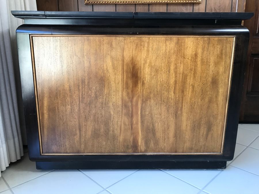 Chinoiserie Server Cabinet With Hinged Drop Leafs By CENTURY [Photo 15]