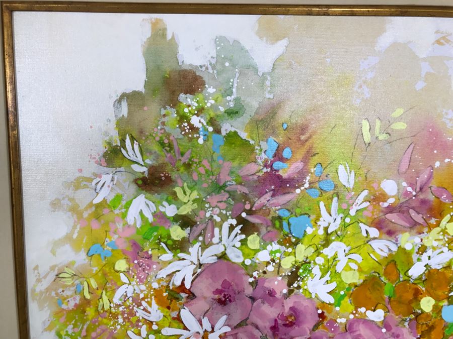 Framed Floral Print Pink Bouquet By Liliano [Photo 9]