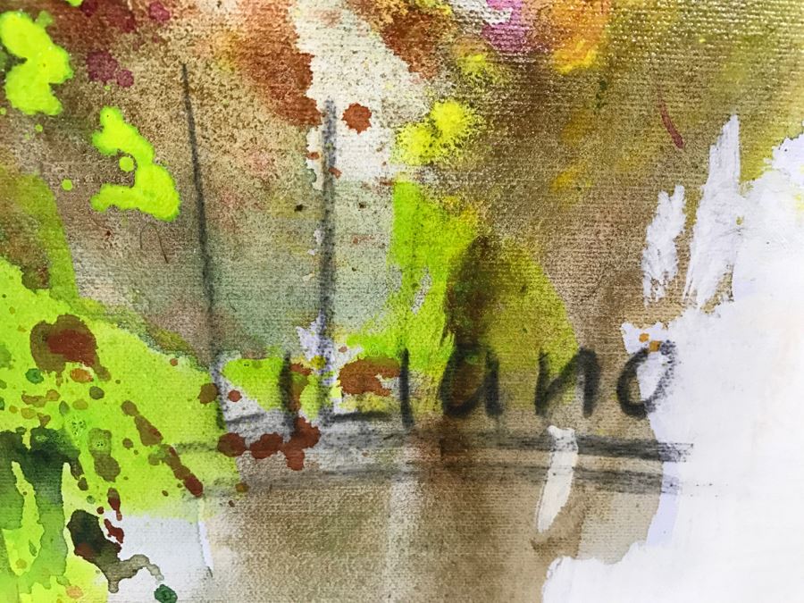 Framed Floral Print Pink Bouquet By Liliano [Photo 2]