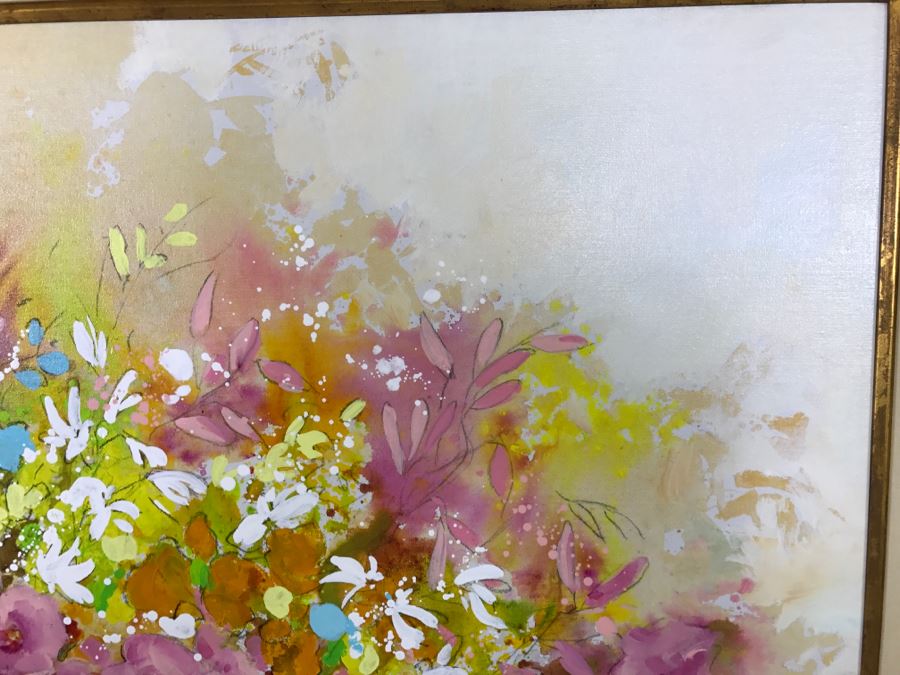 Framed Floral Print Pink Bouquet By Liliano [Photo 8]