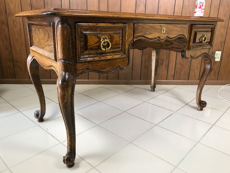 Nice Wooden Writing Desk By CENTURY [Photo 7]