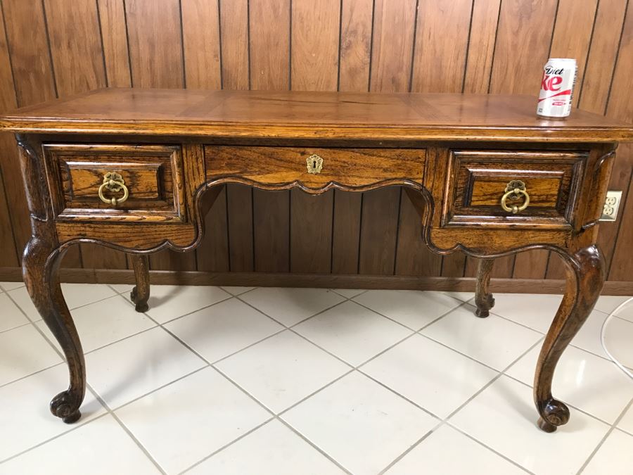 Nice Wooden Writing Desk By CENTURY [Photo 3]
