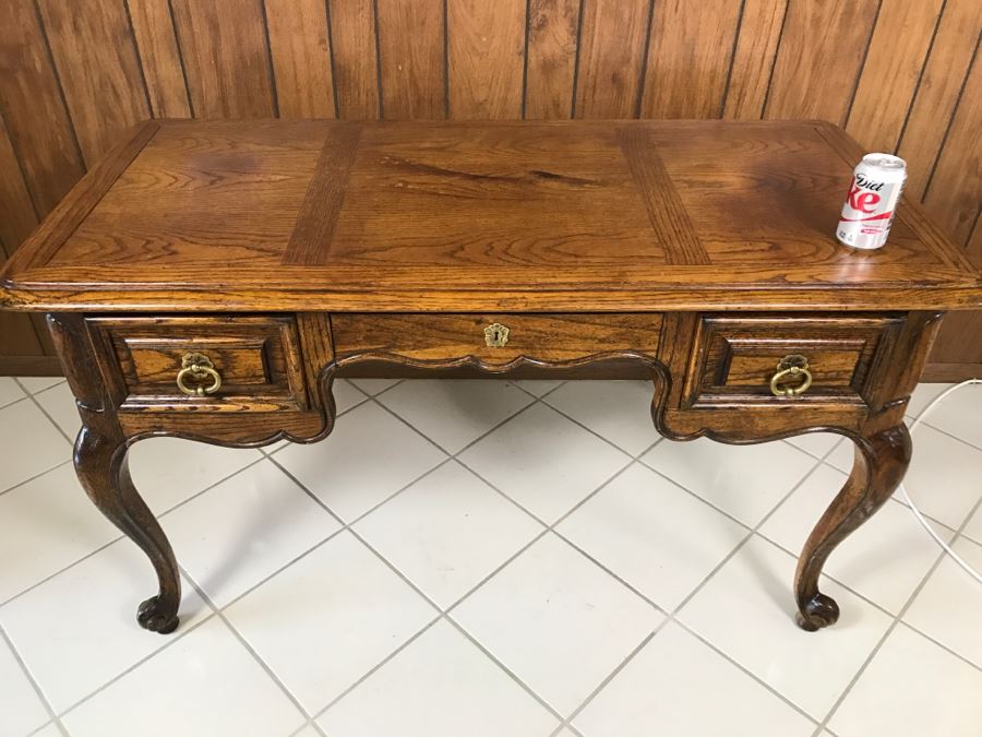 Nice Wooden Writing Desk By CENTURY [Photo 4]