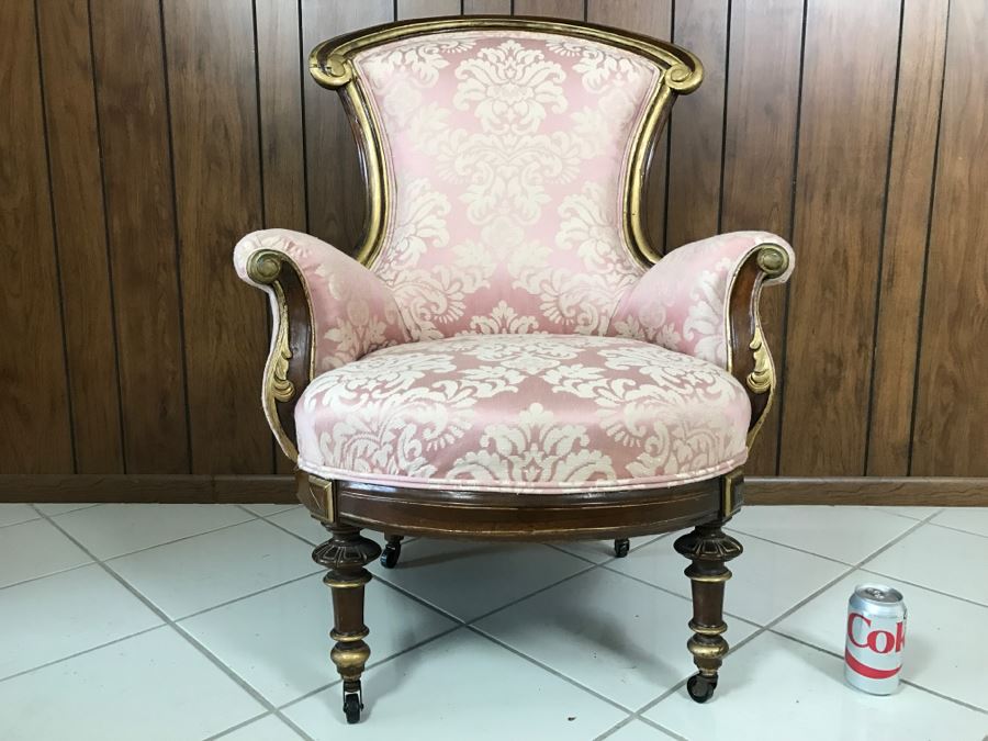 Stunning Vintage Upholstered Armchair