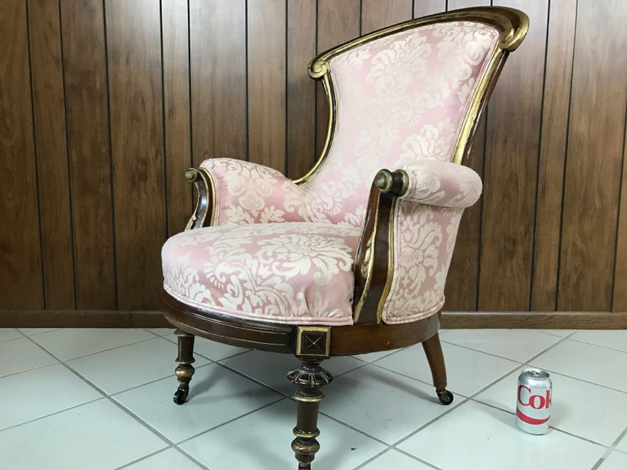 Stunning Vintage Upholstered Armchair [Photo 3]