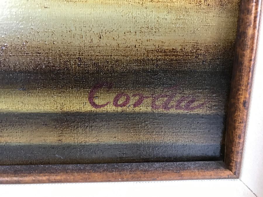 Nicely Framed Floral Artwork By M. Corda [Photo 2]