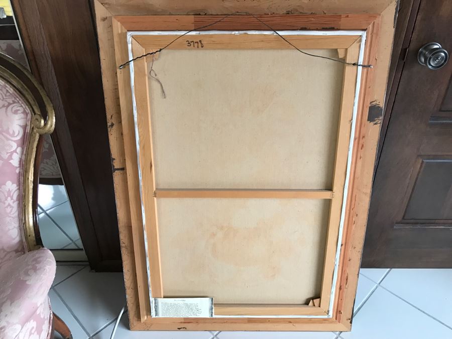 Nicely Framed Floral Artwork By M. Corda [Photo 7]