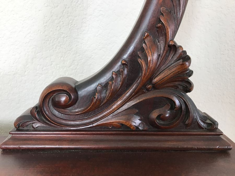 Stunning Widdicomb Grand Rapids, Michigan Dark Wood Bedroom Dresser Set Chest Of Drawers With Mirrors [Photo 14]