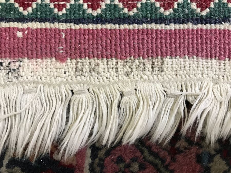 Vintage Persian Rug With Deep Pinks And Blues [Photo 14]