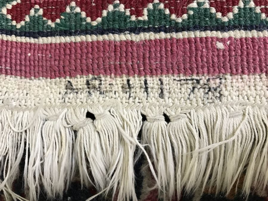 Vintage Persian Rug With Deep Pinks And Blues [Photo 13]