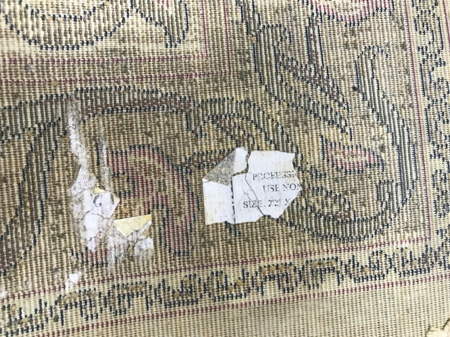 Tan Floral Hall Runner Rug [Photo 5]