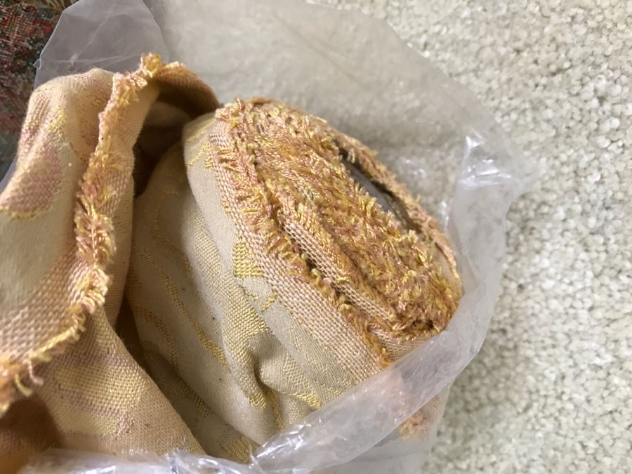 Quaint Village Print Upholstery Fabric Plus Classy Cream Colored Fabric Bolt [Photo 5]