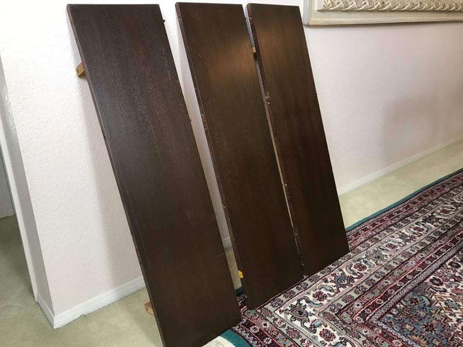 Stunning Vintage Duncan Phyfe Style Double Pedestal Dining Table From San Francisco Designed After Dining Table In The White House Extendable W/ 8 Chairs And 3 Leaves [Photo 18]