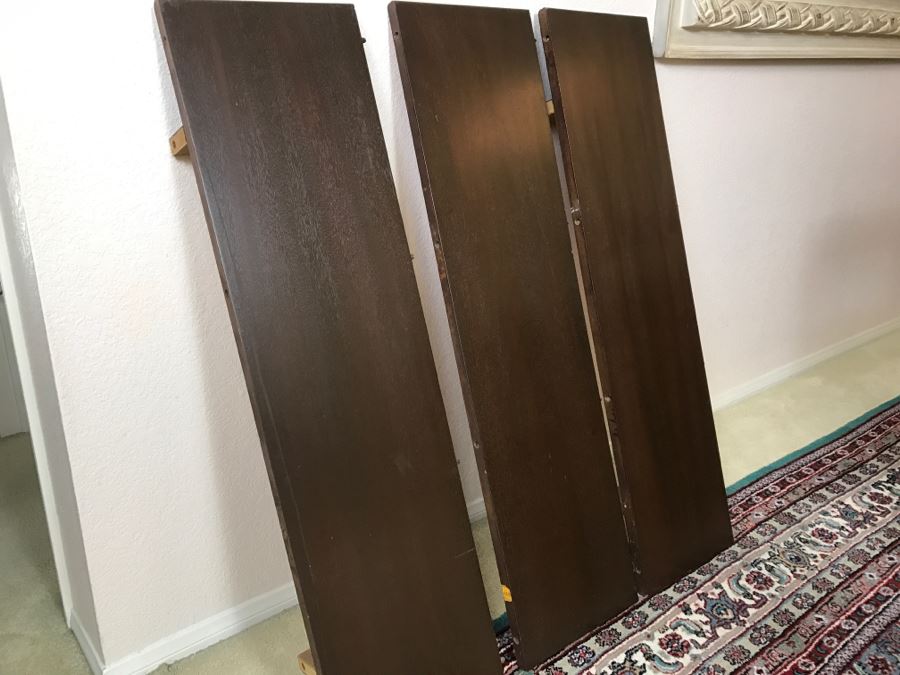 Stunning Vintage Duncan Phyfe Style Double Pedestal Dining Table From San Francisco Designed After Dining Table In The White House Extendable W/ 8 Chairs And 3 Leaves [Photo 19]