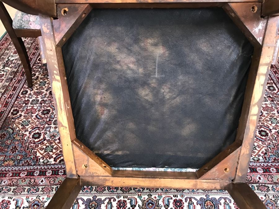 Stunning Vintage Duncan Phyfe Style Double Pedestal Dining Table From San Francisco Designed After Dining Table In The White House Extendable W/ 8 Chairs And 3 Leaves [Photo 15]