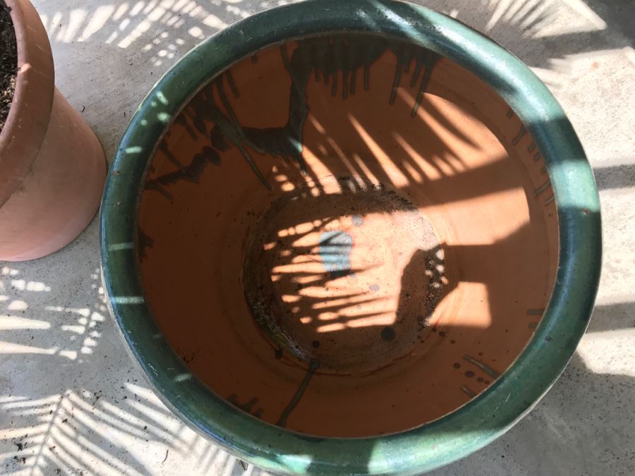 Potted Palm And Large Green Pot [Photo 6]