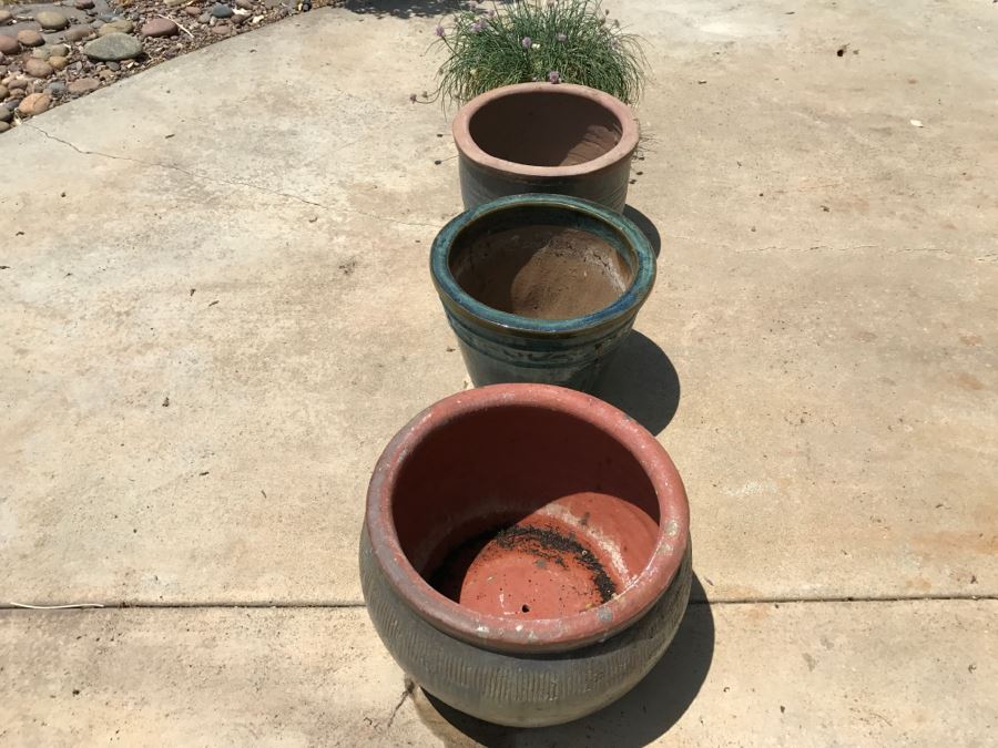 Set Of Pottery Plus Potted Plant [Photo 2]