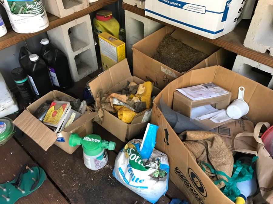 Garage And Garden Essentials - Entire Contents Of Shed Photographed [Photo 14]