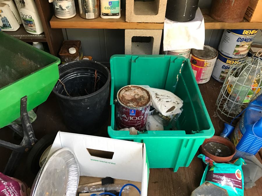 Garage And Garden Essentials - Entire Contents Of Shed Photographed [Photo 8]