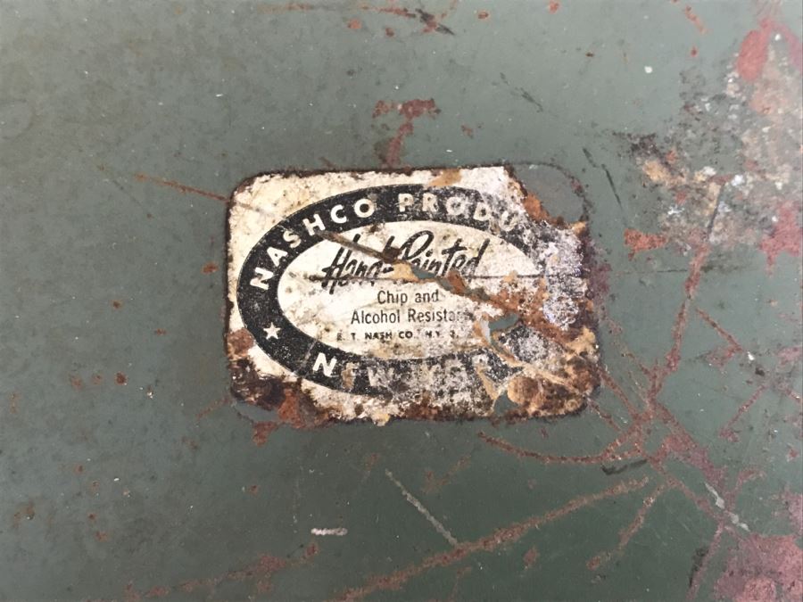 Nashco New York Hand Painted Metal Table [Photo 9]