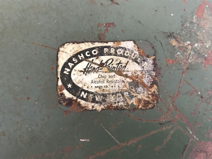 Nashco New York Hand Painted Metal Table [Photo 5]