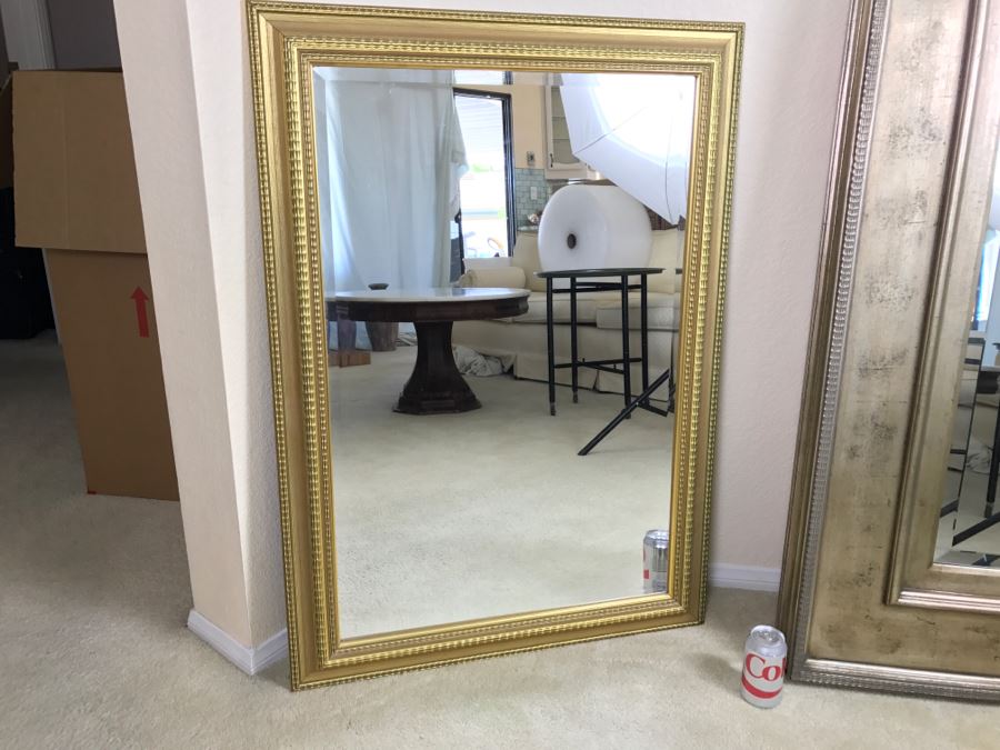 Decorative Gold Wall Mirror Beveled Glass [Photo 5]