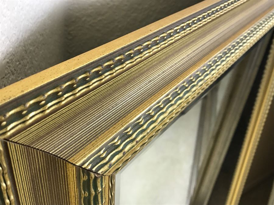 Decorative Gold Wall Mirror Beveled Glass [Photo 2]