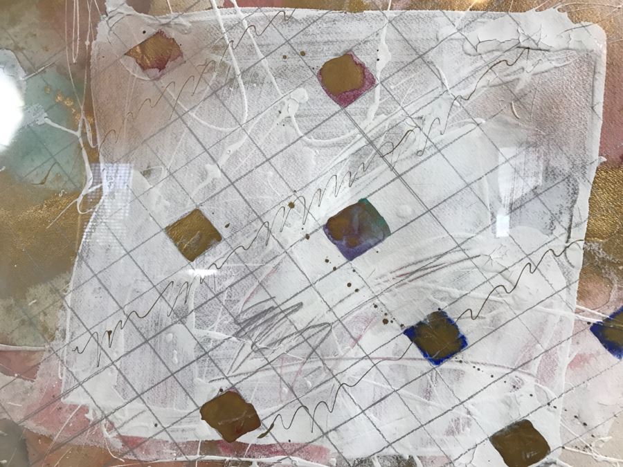 Large Signed Abstract Original Painting [Photo 9]