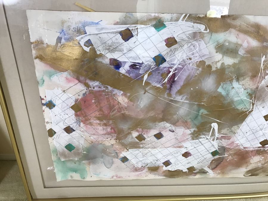 Large Signed Abstract Original Painting [Photo 3]