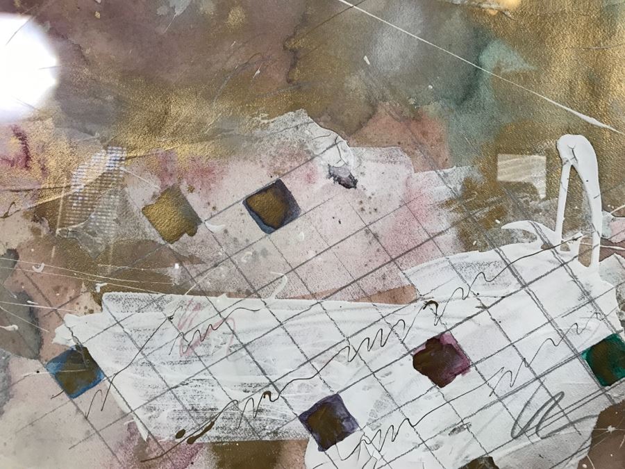 Large Signed Abstract Original Painting [Photo 10]