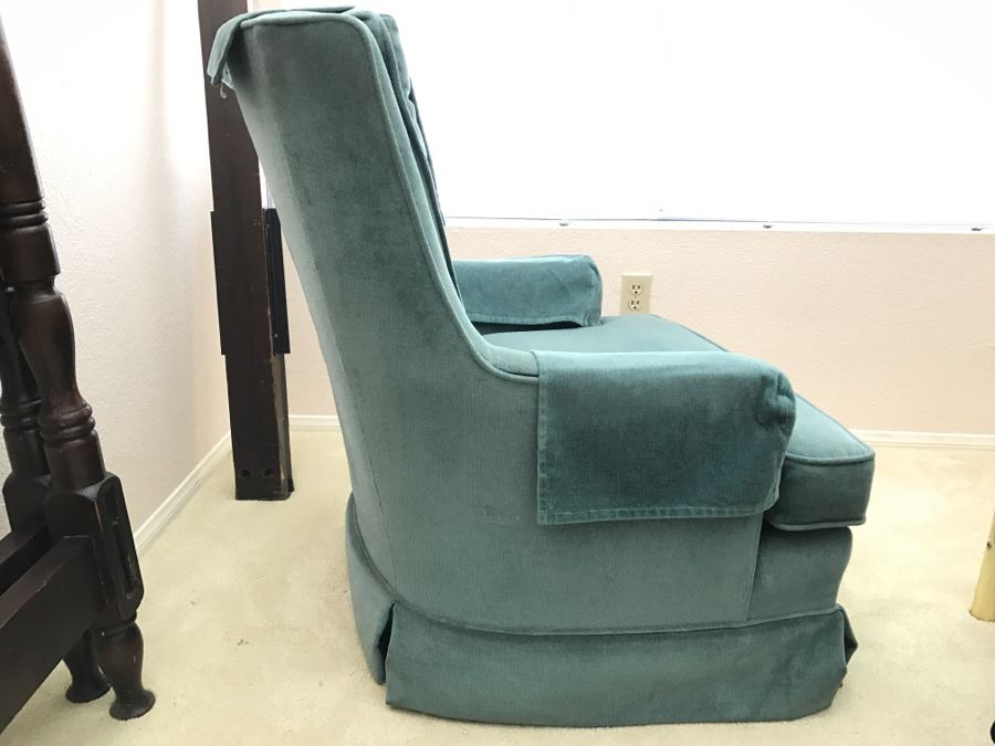 Vintage swivel deals rocker chair