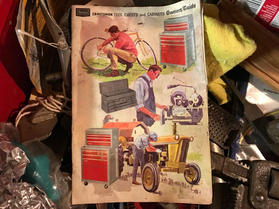 Vintage Craftsman Rolling Toolbox Cabinet LOADED With Tools - See All Photos [Photo 35]