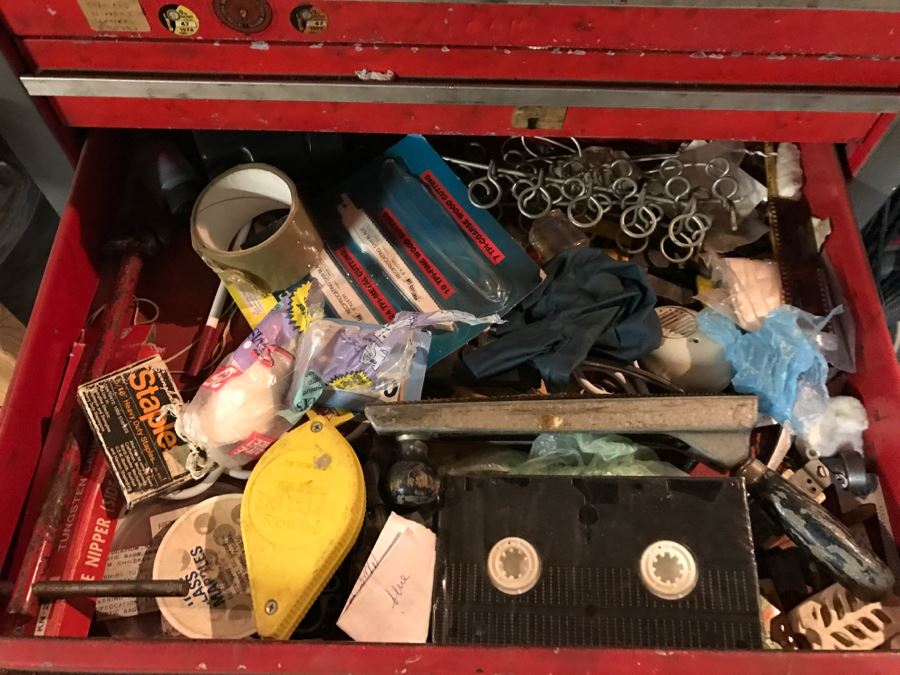 Vintage Craftsman Rolling Toolbox Cabinet LOADED With Tools - See All Photos [Photo 23]