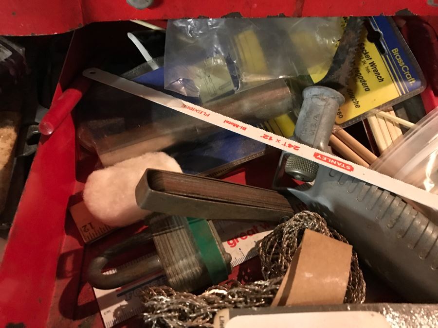 Vintage Craftsman Rolling Toolbox Cabinet LOADED With Tools - See All Photos [Photo 13]