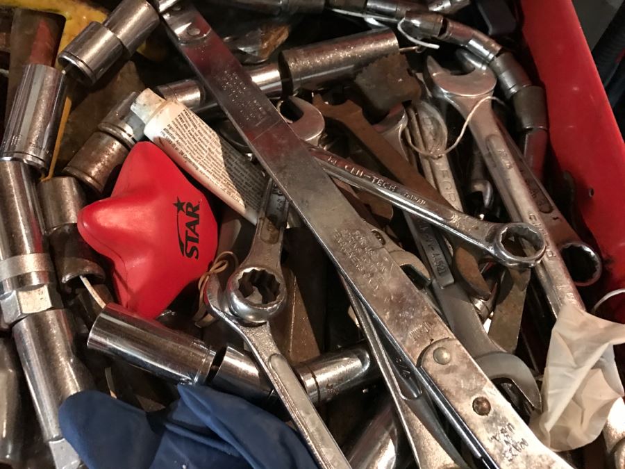 Vintage Craftsman Rolling Toolbox Cabinet LOADED With Tools - See All Photos [Photo 20]