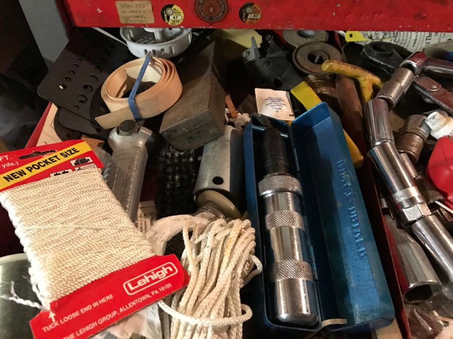 Vintage Craftsman Rolling Toolbox Cabinet LOADED With Tools - See All Photos [Photo 22]