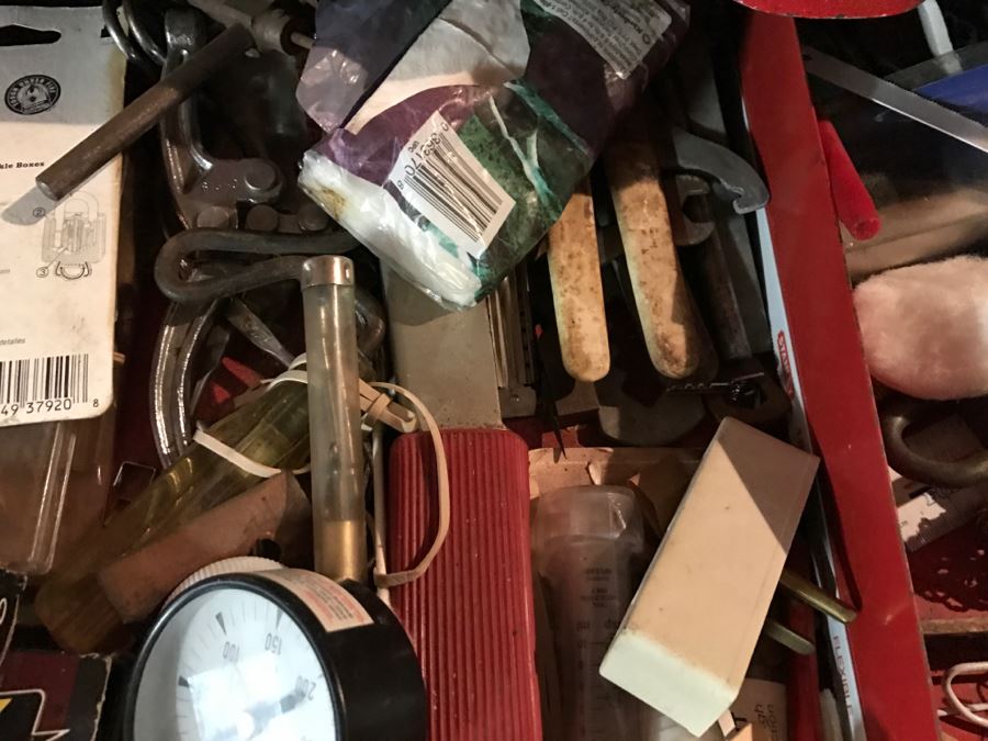 Vintage Craftsman Rolling Toolbox Cabinet LOADED With Tools - See All Photos [Photo 9]