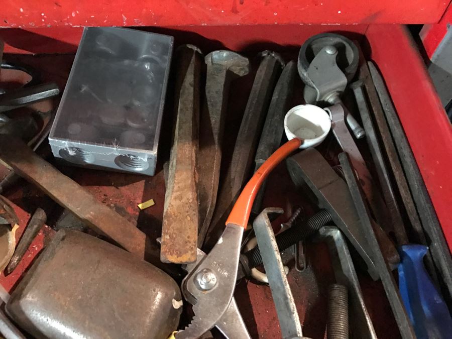Vintage Craftsman Rolling Toolbox Cabinet LOADED With Tools - See All Photos [Photo 31]