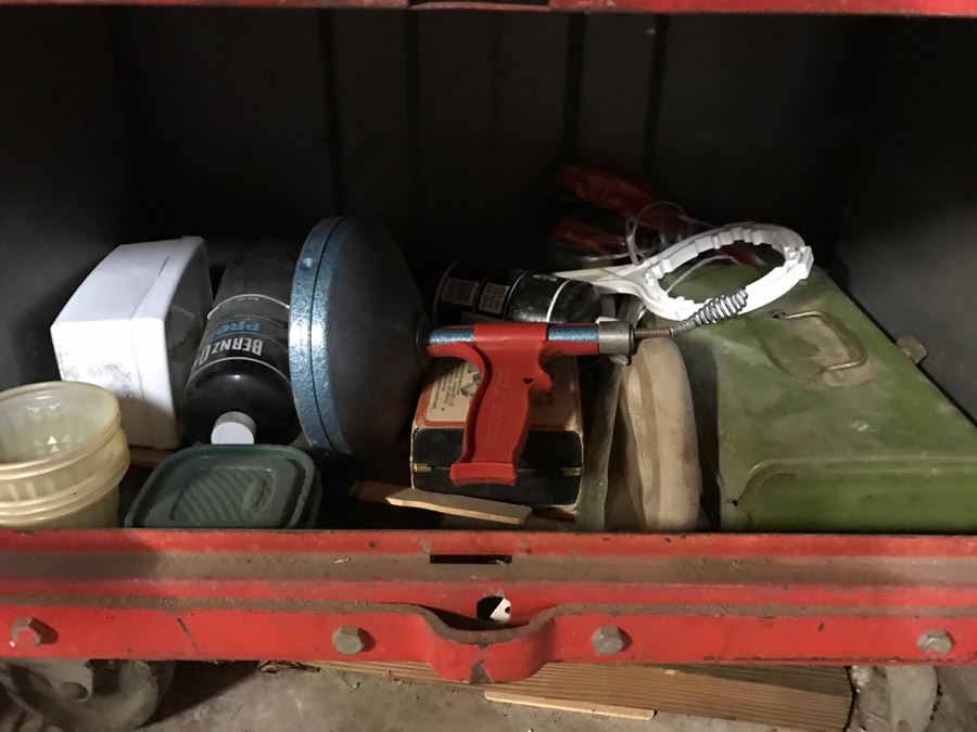 Vintage Craftsman Rolling Toolbox Cabinet LOADED With Tools - See All Photos [Photo 48]