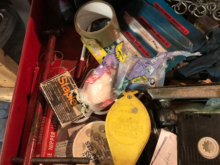 Vintage Craftsman Rolling Toolbox Cabinet LOADED With Tools - See All Photos [Photo 24]