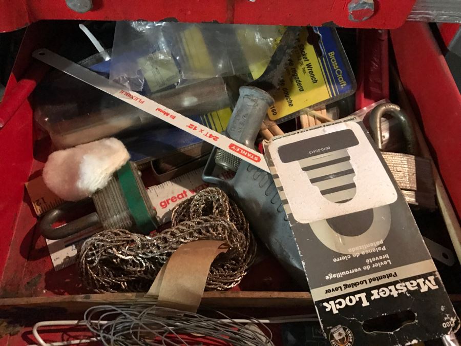 Vintage Craftsman Rolling Toolbox Cabinet LOADED With Tools - See All Photos [Photo 11]